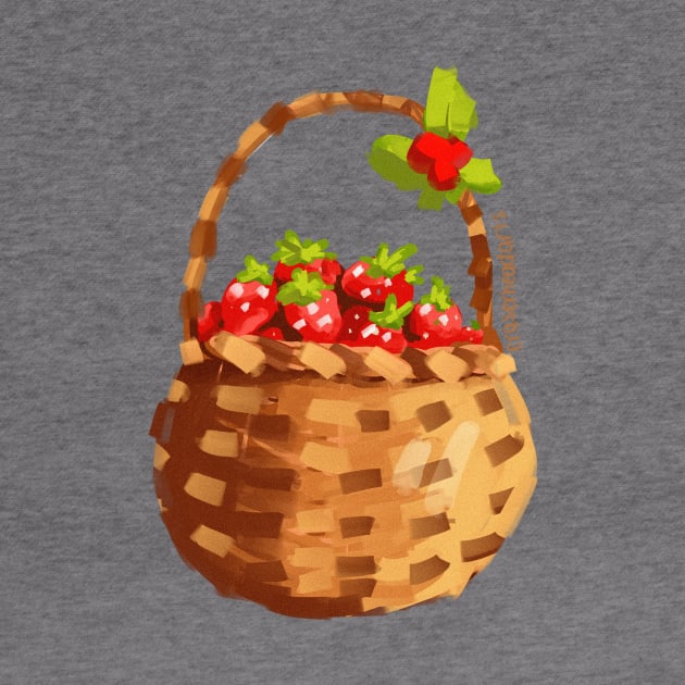 Strawberry Basket by eraserheadarts